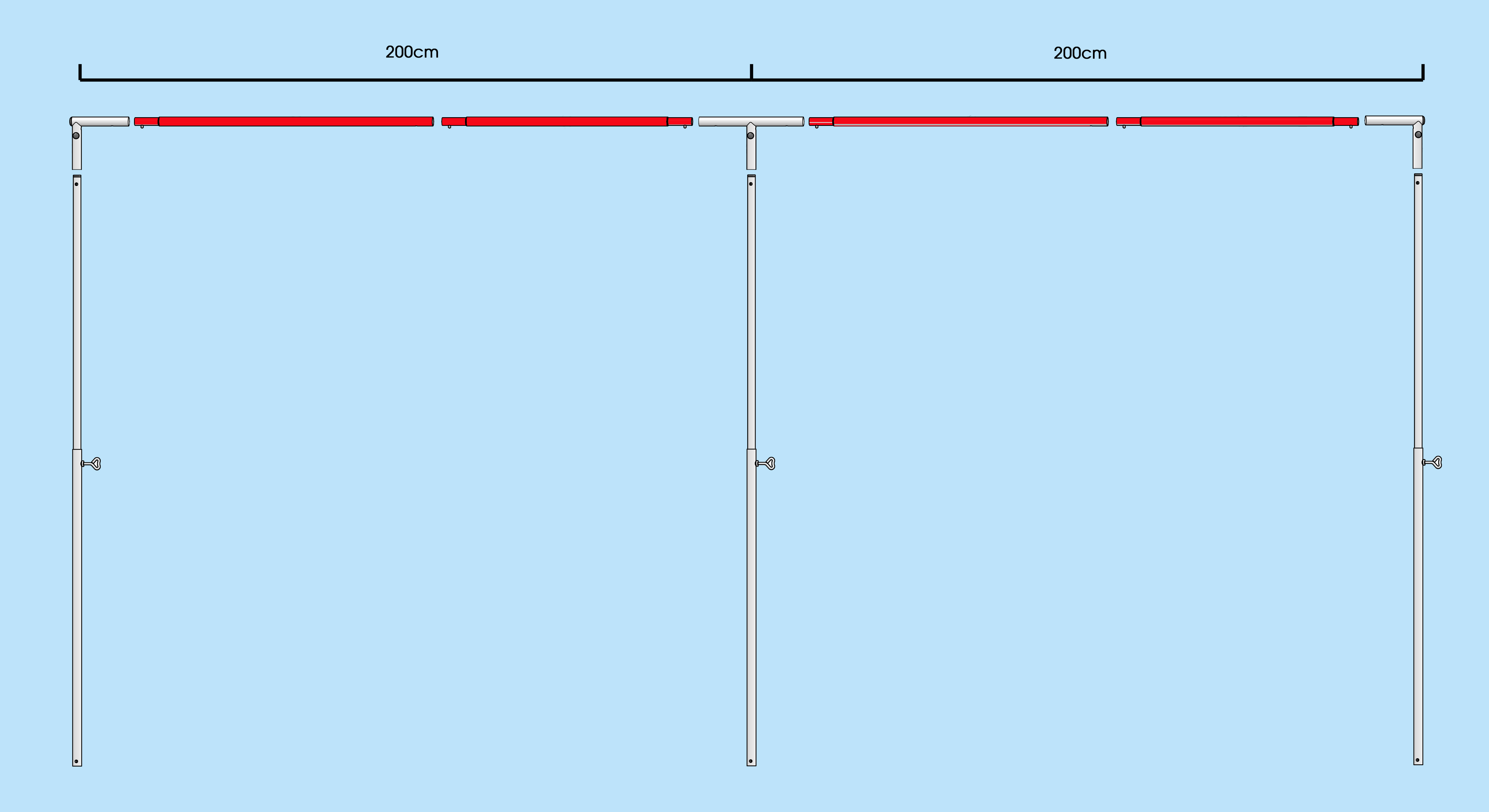 Netz-Rahmen Boy-Netz-Rahmen-System-Front-2m